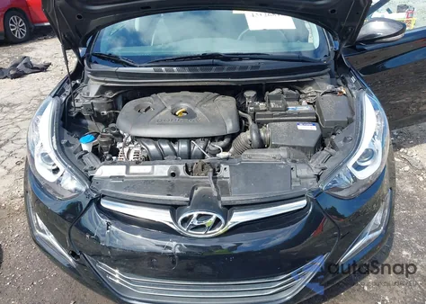 2015 Hyundai Elantra Limited from USA, damaged, VIN KMHDH4AE0FU286005